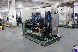 工業冷水機都比較重，需要加強底座承重能力